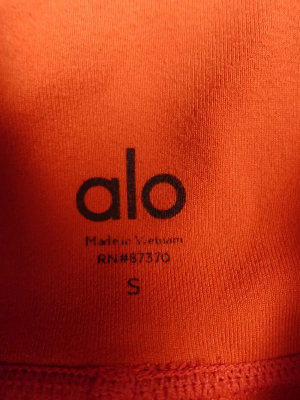 ALO Yoga High Waist Moto Legging Women’s Small Bright Red‎ Orange